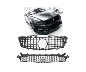 Maska Mercedes Benz CLS (W218/C218/X218) AMG předfacelift - GT, černá lesklá