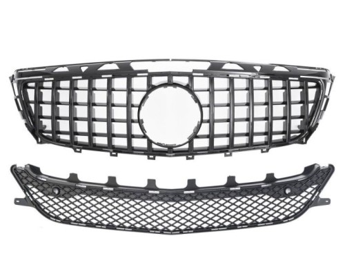 Maska Mercedes Benz CLS (W218/C218/X218) předfacelift - GT vzhled, černá lesklá