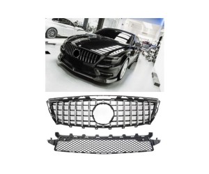 Maska Mercedes Benz CLS (W218/C218/X218) AMG předfacelift - GT, černá s chromem