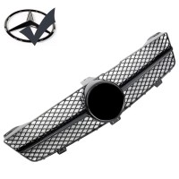 Maska Mercedes Benz CLS (W219) facelift - černá lesklá (černý znak)