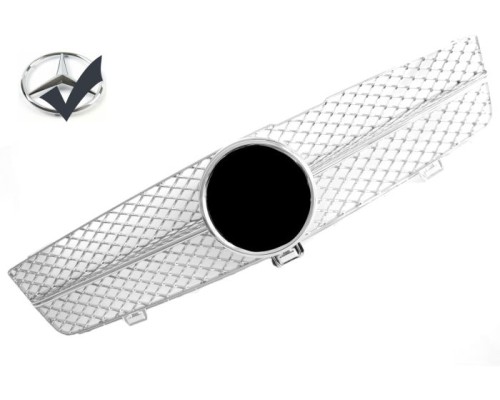 Maska Mercedes Benz CLS (W219) facelift - chromová