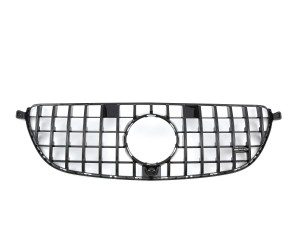 Maska Mercedes Benz GLE W166/C292 63AMG (2015-2018) - černá lesklá (AMG logo)