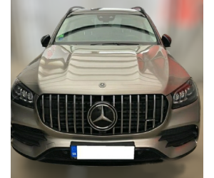 Maska Mercedes Benz GLS X167 (2019-2023) – GT Panamericana, černá s chromem (s AMG logem)