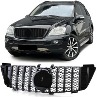 Maska Mercedes Benz ML W164 (2005-2008) Panamericana GT vzhled – černá 