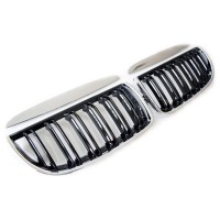 Maska BMW 3 E90/E91 (2005-2008) – černá s chromem, styl M3