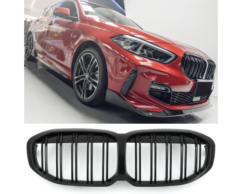 Maska BMW 1 F40/F41 - černá lesklá (dvojitá)