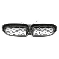 Maska BMW 3 G20/G21 (2019-2022) styl diamant (černá) LED modul