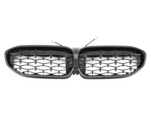 Maska BMW 3 G20/G21 (2019-2022) styl diamant (černá) LED modul