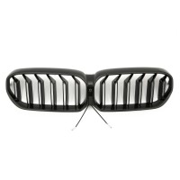 Maska BMW 5 G30/G31 (2020+) – černá lesklá, styl M5 (LED modul)