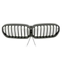 Maska BMW 5 G30/G31 (2020+) - černá lesklá (single) LED modul