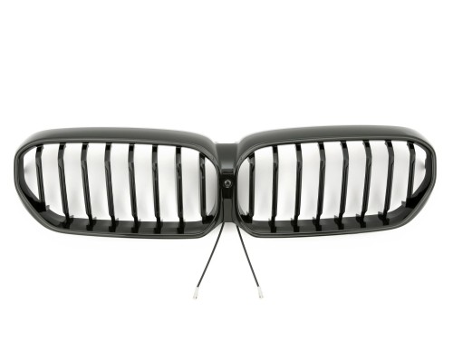 Maska BMW 5 G30/G31 (2020+) - černá lesklá (single) LED modul