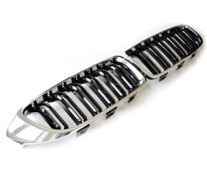 Maska BMW 4 F32/F33/F36/F80/F82 – černá s chromem, styl M4