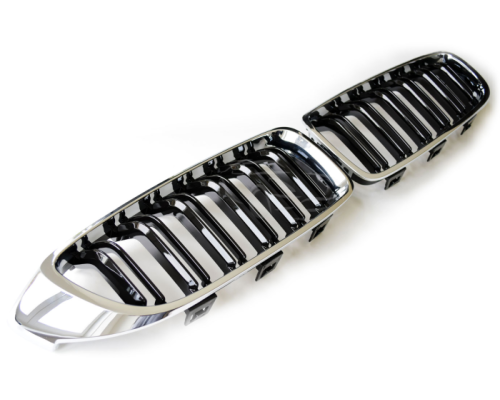 Maska BMW 4 F32/F33/F36/F80/F82 – černá s chromem, styl M4