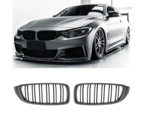 Maska BMW 4 F32/F33/F36/F80/F82 – černá matná, styl M4