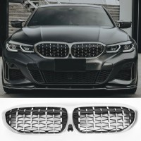 Maska BMW 3 G20/G21 (2019-2022) styl diamant (chrom)