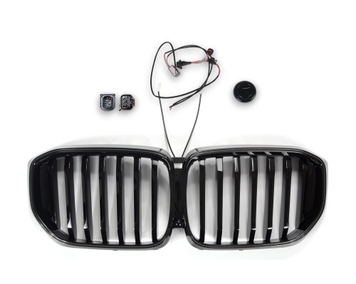 Maska BMW X5 G05 (facelift) – černá lesklá (single) LED modul