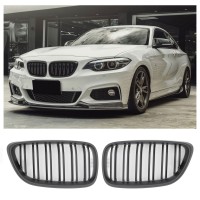 Maska BMW 2 (F22/F23/F87) - černá matná (dvojitá)