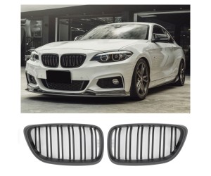 Maska BMW 2 (F22/F23/F87) - černá matná (dvojitá)