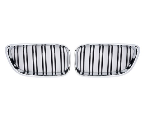 Maska BMW 2 (F22/F23/F87) - chromová (dvojitá)
