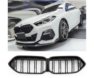 Maska BMW 2 (F44 Gran Coupe) - černá lesklá dvojitá