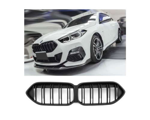 Maska BMW 2 (F44 Gran Coupe) - černá matná dvojitá