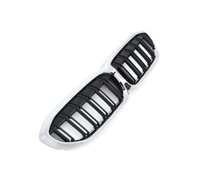 Maska BMW 3 G20/G21 (2019-2022) černá chrom rámeček (dvojitá)