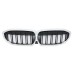 Maska BMW 3 G20/G21 (2019-2022) černá chrom rámeček (dvojitá)