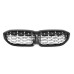 Maska BMW 3 G20/G21 (2019-2022) styl diamant (černá chrom)