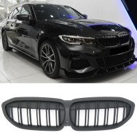 Maska BMW 3 G20/G21 (2019-2022) černá matná (dvojitá)
