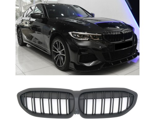 Maska BMW 3 G20/G21 (2019-2022) černá matná (dvojitá)