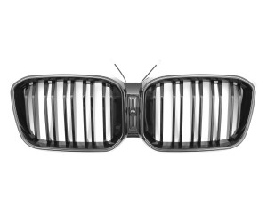 Maska BMW X3 G01 / X4 G02 (2021+) černá lesklá (dvojitá, LED modul)