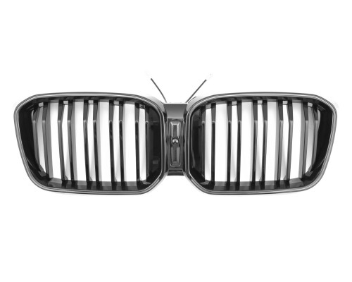 Maska BMW X3 G01 / X4 G02 (2021+) černá lesklá (dvojitá, LED modul)