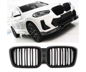 Maska BMW X3 G01 / X4 G02 (2021+) černá matná (dvojitá)