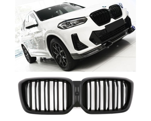 Maska BMW X3 G01 / X4 G02 (2021+) černá matná (dvojitá)