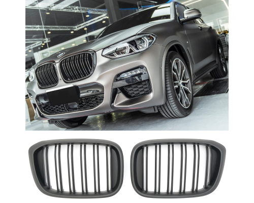 Maska BMW X3 G01 / X4 G02 (2017-2021) černá matná (dvojitá)