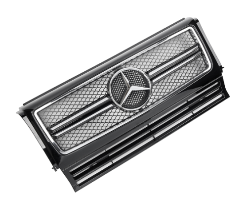 Maska Mercedes Benz G (W463) AMG styl - černá s chromem