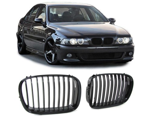 Maska BMW 5 E39 – černá lesklá (jednoduchá)