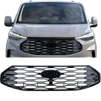 Maska Ford Transit Custom/Tourneo Custom (2023+) - černá s chromem