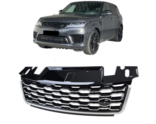 Maska Land Rover Range Rover Sport L494 (2013-2017) - černo-stříbrná