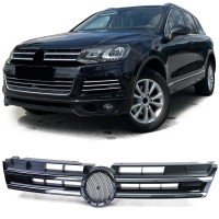 Maska Volkswagen Touareg 2 (2010-2014) - černá s chromem