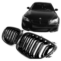 Maska BMW 5 E60/E61 – černá lesklá, styl M5