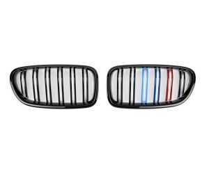 Maska BMW 5 F10/F11 – trikolora lesklá, styl M5