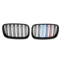 Maska BMW X5 E70 / X6 E71 – černá lesklá trikolora, styl M5