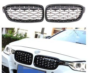 Maska BMW 3 F30/F31 – lesklá chrom, vzhled exclusiv