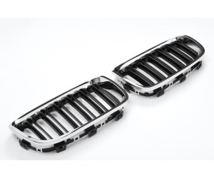 Maska BMW 1 F20/F21 (2012-2015) černá s chromem, styl M