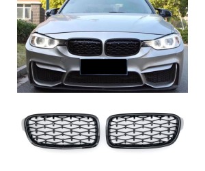 Maska BMW 3 F30/F31 – černá lesklá, vzhled exclusiv