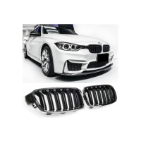 Maska BMW 3 F30/F31 – černá lesklá, styl M3