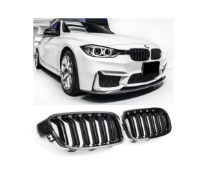 Maska BMW 3 F30/F31 – černá lesklá, styl M3