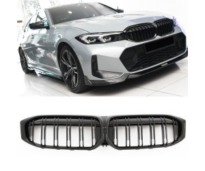 Maska BMW 3 G20/G21 (2022+) lesklá černá (dvojitá)