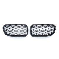 Maska BMW 5 F10/F11 - černá lesklá (diamant)